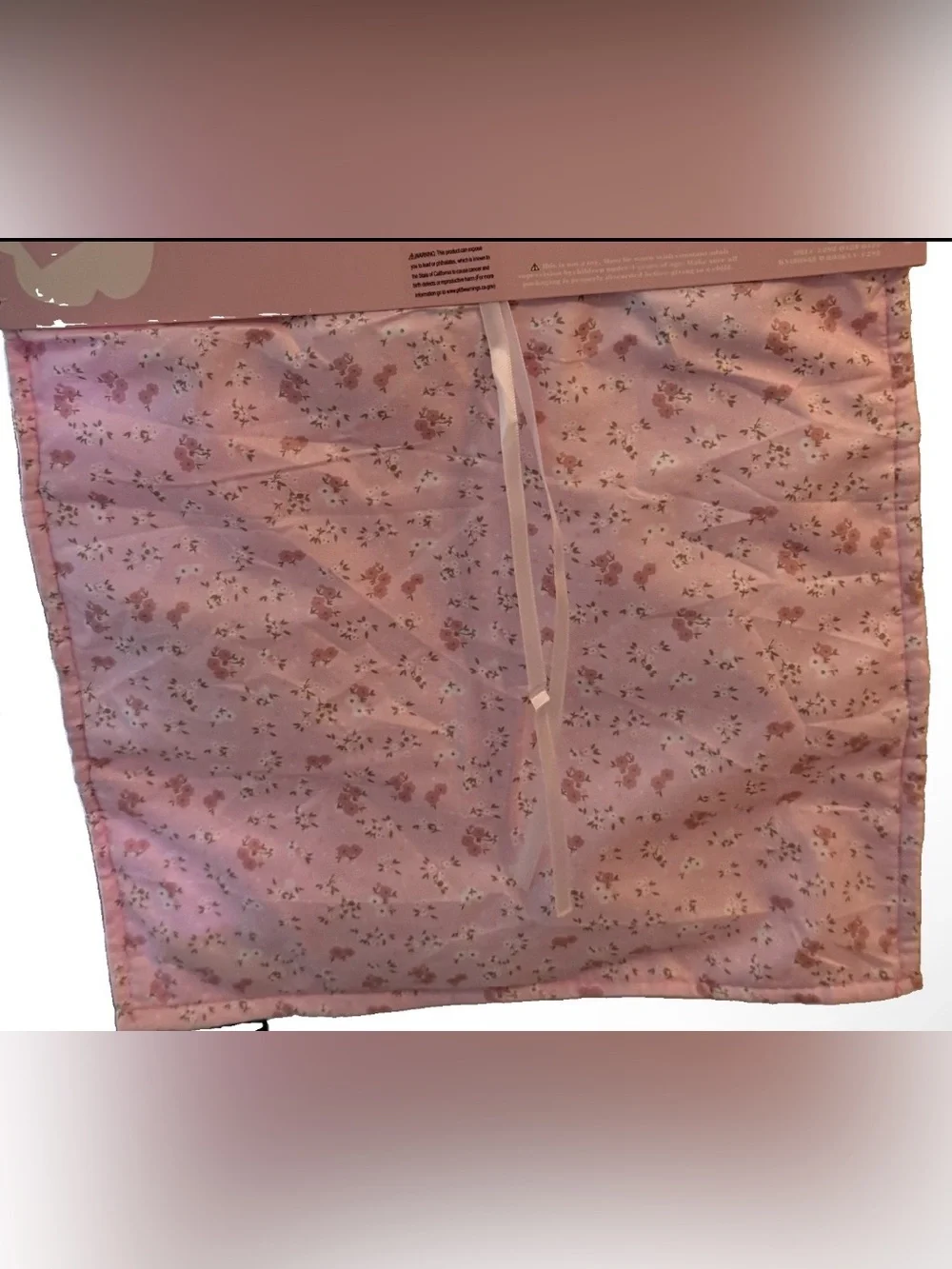 Willow Pink Hanging Hair Accessory Organizer with 40 Assorted Pink & Cream Bows